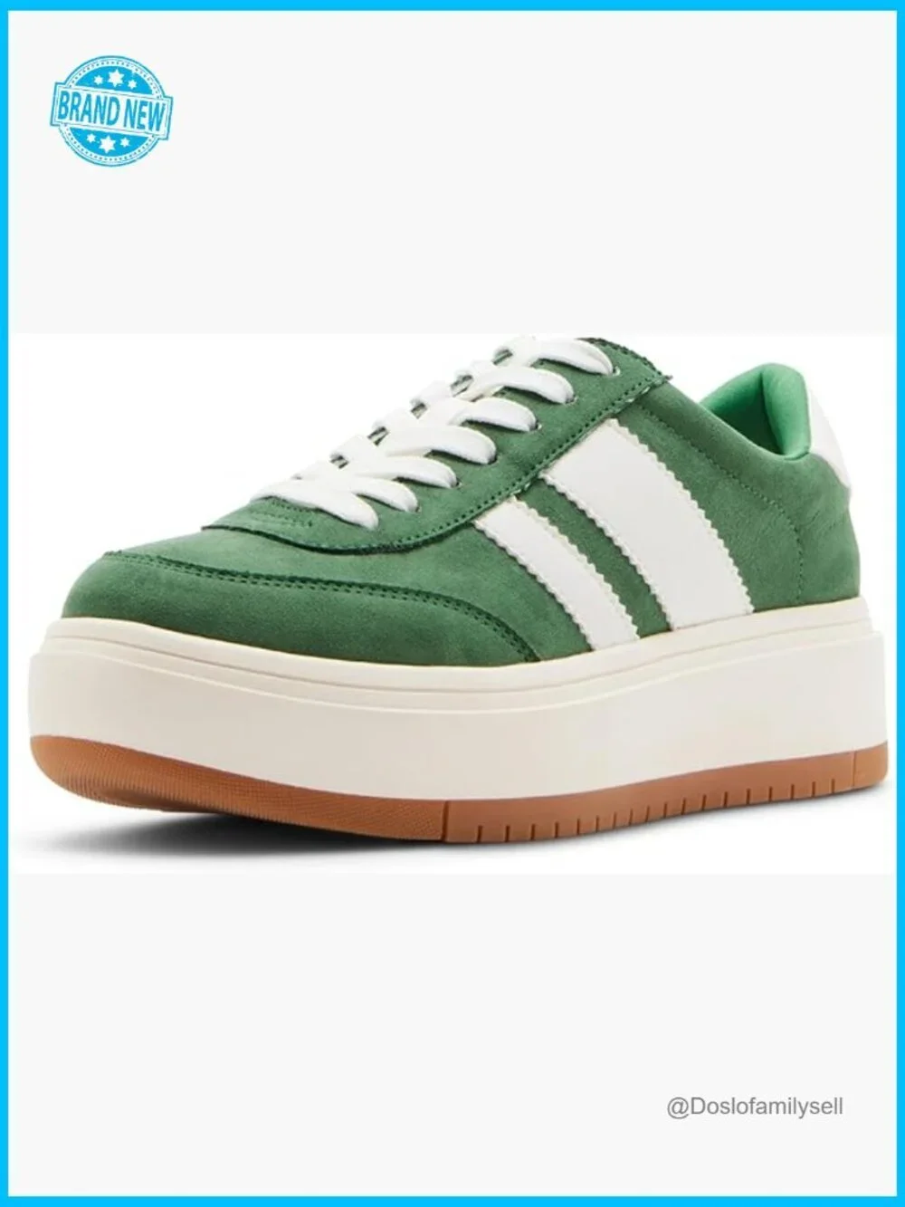 Platform Sneakers Fashion Low Top Lace Up Athletic Shoes Cushioned Comfort